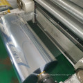 Transparent plastic pet roll film for thermoforming